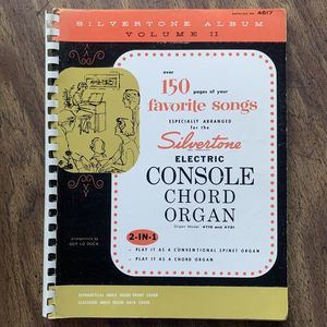 Vintage Silvertone Album Volume 2, 150 Favorites - Electric Console Chord Organ